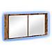 Mobile per Specchi LED Legno Vecchio 100x12x45 cm Legno Ingegnerizzato - Foto miniatura 1
