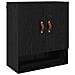 Armadietto a muro Rovere nero 60 x 31 x 70 cm Legno multistrato - Foto miniatura 1