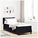 Letto box spring con materasso con materasso Nero 80 x 200 cm - Foto miniatura 2