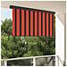 Tenda a Rullo Esterna arancione e marrone 220 x 250 cm Tessuto - Foto miniatura 2
