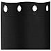 Tende con tende 2 pcs Nero 140x140cm Poliestere - Foto miniatura 5