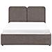 Letto Contenitore Ciniglia Arbois 140 X 200 Cm Tortora - Foto miniatura 3