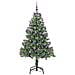 Albero di Natale con 300 LED con supporto Verde 210 cm PVC - Foto miniatura 3