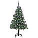 Albero di Natale con 300 LED con supporto Verde 210 cm PVC - Foto miniatura 4