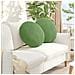 Cuscini per Seduta 2 pcs Verde chiaro Ø 40 x 13 cm Velluto - Foto miniatura 2