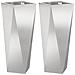 Fioriera 2 pcs Argento 30 x 30 x 75 cm Acciaio inossidabile - Foto miniatura 1
