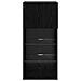 Mobiletti TV a parete 2 pcs Rovere Nero 40,5 x 30 x 90 cm - Foto miniatura 8