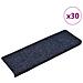 Tappetini per scale autoadesivi 30 pz 65x21x4 cm blu bordo rettangolare - Foto miniatura 1