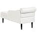 Chaise Longue Versione Sinistra Yvoire Tessuto Bianco Sporco - Foto miniatura 4