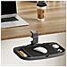 Supporto Per Mouse Pad Nero - Supporto Ergonomico Per Braccio Computer E Poggiapolsi - Confezione Da 2 - Foto miniatura 4