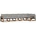 Set di divani da esterno 6 pcs Grigio Naturale e Chiaro - Foto miniatura 1