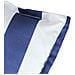 Cuscino da Esterno 2 pcs Blu e Bianco 120 x 50 x 7 cm Tessuto - Foto miniatura 8