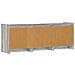 Mobile TV 130 x 33 x 47 cm Sonoma grigio Legno ingegnerizzato - Foto miniatura 6