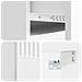 Mobiletto da notte a muro 2 pcs Bianco Lucido 49 x 34,5 x 20 cm - Foto miniatura 8