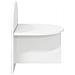 Comodino Bianco Lucido 40 x 35,5 x 45,5 cm Legno ingegnerizzato - Foto miniatura 5