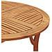 Set da Pranzo per Giardino 5 pz in Legno Massello di Acacia - Foto miniatura 8