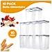 Contenitori dispensa YH151118PP. 10 x 1.5 L. ermetici - Foto miniatura 4