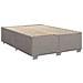 Letto box spring con materasso Tortora 160 x 200 cm Tessuto - Foto miniatura 3