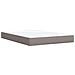 Letto box spring con materasso Tortora 160 x 200 cm Tessuto - Foto miniatura 5