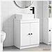 Set di mobili per il bagno Bianco Legno ingegnerizzato - Foto miniatura 7