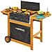 Barbecue a Gas Adelaide 3 Woody Dualgas 14 kW con Carrello Nero / Legno - Foto miniatura 3
