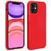 Cover Silicone Apple Iphone 11 Semi-rigida Opaca Finitura Soft Touch Rosso - Foto miniatura 1