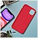 Cover Silicone Apple Iphone 11 Semi-rigida Opaca Finitura Soft Touch Rosso - Foto miniatura 5