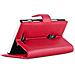 Custodia Compatibile Con Nokia Lumia 925 In Rosso Carminio - Coperchio Protettiva Con Chiusura Magnetica, Funzione Stand E Tasca Per Le Carte - Foto miniatura 5
