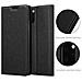 Custodia Compatibile Con Apple Iphone 11 Pro Max (xi Pro Max) In Nero Di Notte - Coperchio Protettiva Con Chiusura Magnetica, Funzione Stand E Tasca Per Le Carte - Foto miniatura 2
