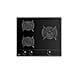 Piano Cottura GBC 63010 a Gas 3 Fuochi Gas Colore Nero - Foto miniatura 2