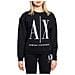 Marchio: Armani Exchange - Genere: Donna - Tipologia: Felpecolore: Nero, Taglia: S - Foto miniatura 1
