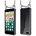 Catena Di Telefoni Cellulari Compatibile Con Apple Iphone 8 Plus / 7 Plus / 7s Plus In Grigio Argento - Coperchio Protettivo In Silicone Con Anelli D'argento, Cinturino In Corda E Custodia Staccabile - Foto miniatura 8
