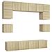 Set di Mobili TV 8 pz Rovere Sonoma in Legno Multistrato - Foto miniatura 1