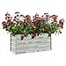 Letto Rialzato Giardino 100x40x45 cm in Acciaio Zincato Argento - Foto miniatura 2