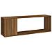 Mobile Tv Rovere Marrone 100x24x32 Cm In Legno Multistrato - Foto miniatura 1