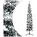 Albero Natale Artificiale Sottile a Metà Neve Fioccata 240 cm - Foto miniatura 1
