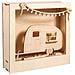 Kit Di Decorazione Con Cornice 3d Fai Da Te - Caravan - Legno - 24 Cm - Foto miniatura 1