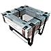 Tavolino Da Salotto Llw (60x60 Cm A= 40 Cm, Bianco) Lemberg - Foto miniatura 1