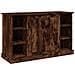 Credenza Rovere Fumo 100x35,5x60 Cm In Legno Multistrato - Foto miniatura 2