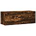 Mobile A Parete Rovere Fumo 100x36,5x35 Cm In Legno Multistrato - Foto miniatura 2