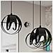 Lampada Da Soffitto Tulos Nero Sl. 1086 - Moderno Lampade Da Soffitto Nero 21x16x16 Cm - Foto miniatura 7