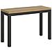 Tavolo Apribile 120x45/90 Cm Everyday Double Telaio Antracite - Quercia Natura - Foto miniatura 4