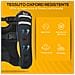 Giubbotto Zavorrato 5kg Traspirante Con Tasca Portaoggetti E Spallacci, In Tessuto Oxford, 40x35 Cm, Nero - Foto miniatura 5