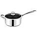 Pentola Acciaio Inox Premium Con Coperchio Interno Nido D'api 20 Cm, Argento - Foto miniatura 1
