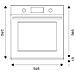 Forno Elettrico da Incasso F6011PROELN Capacità 76 L Multifunzione Ventilato Potenza 2800 W Colore Acciaio inox / Nero - Foto miniatura 6