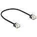 Cavo di rete RJ45 Cat. 6 UTP Ultra Slim da 0,3 m nero - Foto miniatura 2