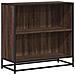 Libreria Rovere Marrone 80,5x35x76 Cm In Legno Multistrato - Foto miniatura 2