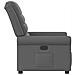 Poltrona Reclinabile in Tessuto Grigio Scuro - Foto miniatura 4
