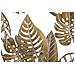 Decorazione In Metallo 3d Foglia 18 - Oro - Metallo - 80x6,5x80 Cm - Foto miniatura 3