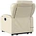 Lusso Casadino -  Poltrona Alzapersona Elettrica Reclinabile Crema In Similpelle - Foto miniatura 4